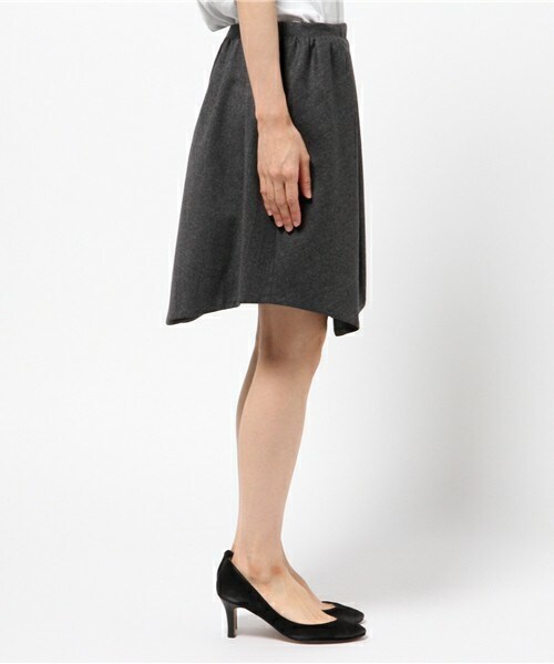 CARVEN（カルヴェン）の「CARVEN フランネルスカート（スカート・レディース・ライトグレー・38）」の2枚目の写真