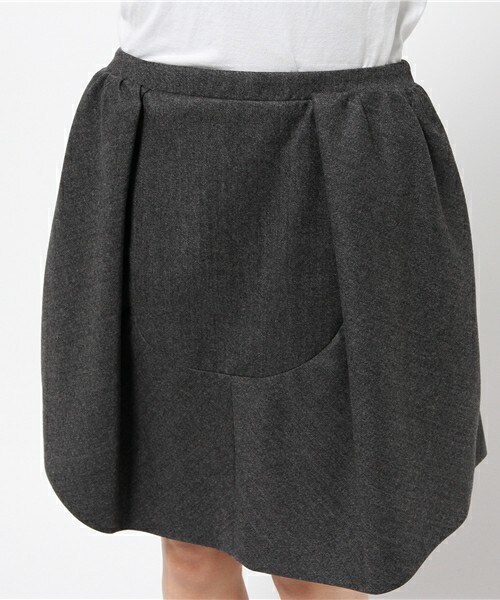 CARVEN（カルヴェン）の「CARVEN フランネルスカート（スカート・レディース・ライトグレー・38）」の4枚目の写真