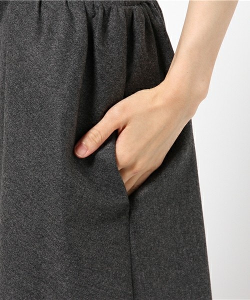 CARVEN（カルヴェン）の「CARVEN フランネルスカート（スカート・レディース・ライトグレー・38）」の6枚目の写真