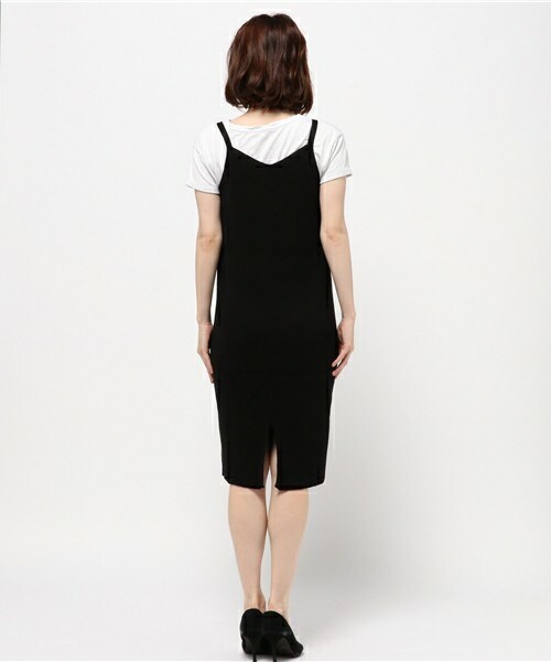 archives（アルシーヴ）の「リブキャミニットワンピース（ワンピース・レディース・ブラック/グレー/ブラウン/カーキ・MEDIUM）」の7枚目の写真