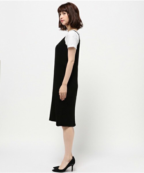 archives（アルシーヴ）の「リブキャミニットワンピース（ワンピース・レディース・ブラック/グレー/ブラウン/カーキ・MEDIUM）」の6枚目の写真