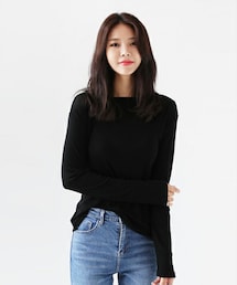 DHOLIC | 6COLORSベーシックスリムTシャツ(Tシャツ/カットソー)