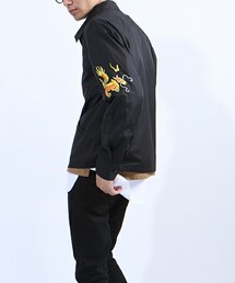 FREAK'S STORE ベトジャン M 黒 福 虎 ベトジャン 130 フリークスストア ジップアップ ブルゾン 虎 福