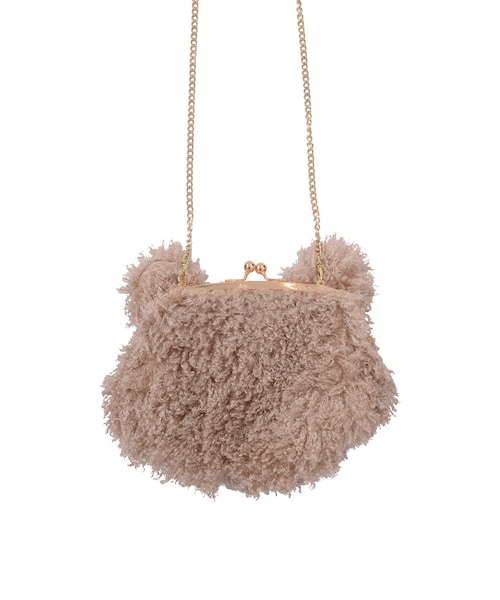 merry jenny（メリージェニー）の「くまポシェット（バッグ・レディース・オフホワイト/ブラック/ベージュ・F）」の7枚目の写真