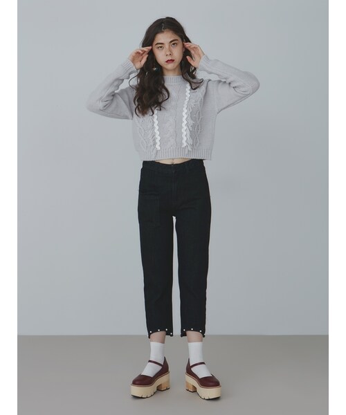 merry jenny（メリージェニー）の「ワンストラップシューズ（シューズ・レディース・ブラック/レッド/キャメル・S/M/L）」の5枚目の写真