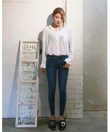 FLYMODEL | 無地長袖ブラウス(P0000QGN)(シャツ/ブラウス)