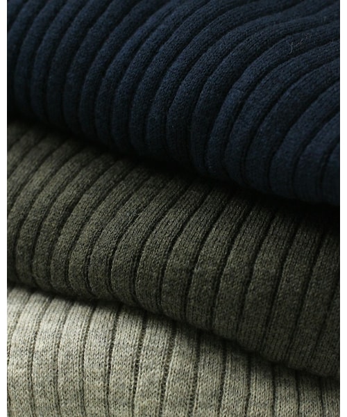 45R  綿ウールリブニットパンツ 45R 綿ウールリブニットパンツ