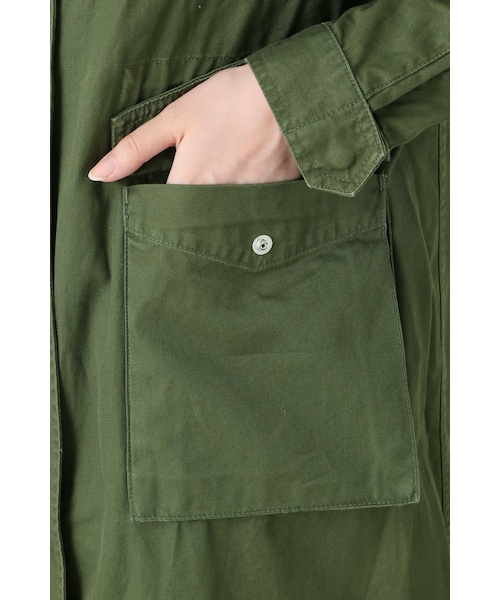 Spick & Span(スピックアンドスパン)の「Cギャバジン ロングM65◆(ジャケット/アウター・カーキ・36/38)」の8枚目の写真