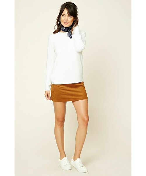 FOREVER 21(フォーエバー トゥエンティーワン)の「FOREVER 21 Crew Neck Sweater(ニット/セーター・レディース・Purple/Green/White・S/M/L)」の11枚目の写真