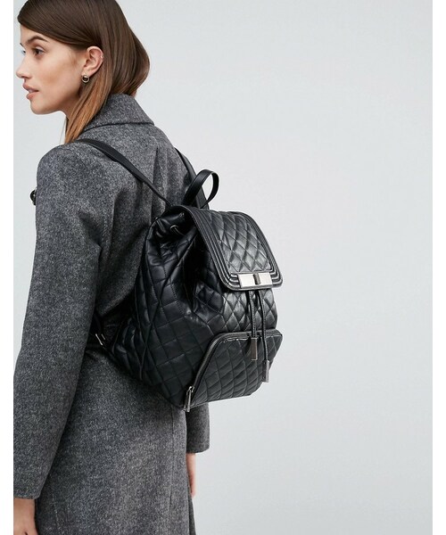 Aldo（アルド）の「ALDO Quilted Backpack With Front Pocket（バックパック/リュック）」 WEAR
