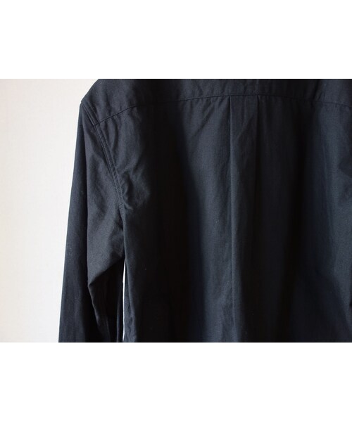 MANUAL ALPHABET（マニュアル アルファベット）の「【完売御礼】MANUAL ALPHABET マニュアルアルファベット MA-S-297 SAFARI SHIRT サファリシャツ BLK ブラック（シャツ/ブラウス・メンズ・その他）」の13枚目の写真
