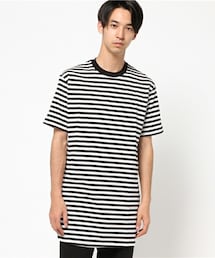 603 | 603 ロング丈ボーダーTシャツ(Tシャツ/カットソー)