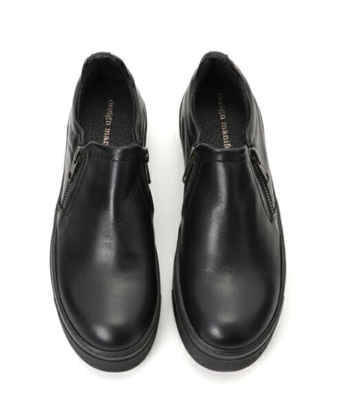 inter-chaussures(インターショシュール)の「【design manifattura】サイドジップアップスニーカー (G55010)(スニーカー・レディース・ブラック/ブラック系その他・35/36/37/38)」の5枚目の写真