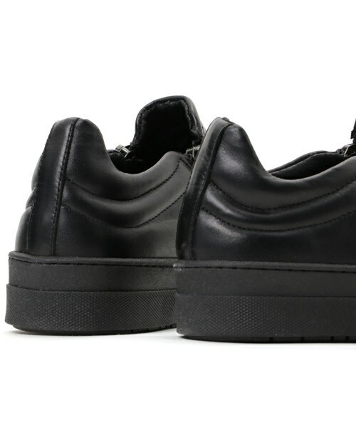 inter-chaussures(インターショシュール)の「【design manifattura】サイドジップアップスニーカー (G55010)(スニーカー・レディース・ブラック/ブラック系その他・35/36/37/38)」の9枚目の写真