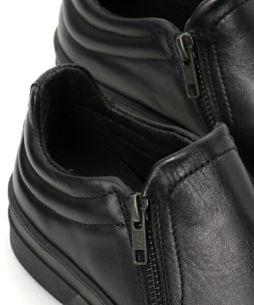 inter-chaussures(インターショシュール)の「【design manifattura】サイドジップアップスニーカー (G55010)(スニーカー・レディース・ブラック/ブラック系その他・35/36/37/38)」の7枚目の写真