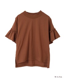 w closet | ハイネック袖ギャザープルオーバー(トップス)