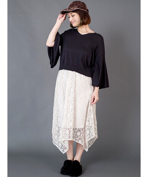 w closet（ダブルクローゼット）の「クラッシュベロアキャップ（その他・レディース・ピンクグレー/ブラック・FREE）」の8枚目の写真