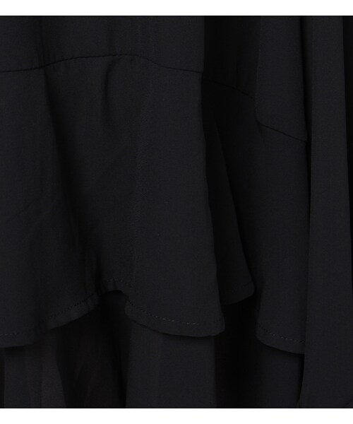 PAGEBOY（ページボーイ）の「イレギュラ―ヘムフレアロングスカート（スカート・レディース・ブラック/ダークレッド/カーキ）」の11枚目の写真