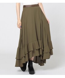PAGEBOY | イレギュラ―ヘムフレアロングスカート(スカート)
