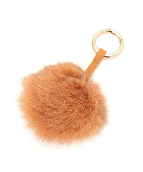 VIS（ビス）の「ファーチャーム（アクセサリー・グレー/ダークブラウン/パープル/オレンジ・F）」の5枚目の写真