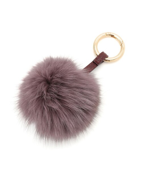 VIS（ビス）の「ファーチャーム（アクセサリー・グレー/ダークブラウン/パープル/オレンジ・F）」の4枚目の写真