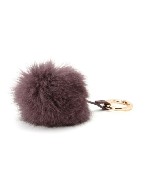 VIS（ビス）の「ファーチャーム（アクセサリー・グレー/ダークブラウン/パープル/オレンジ・F）」の8枚目の写真