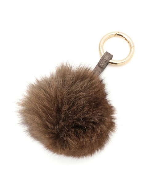 VIS（ビス）の「ファーチャーム（アクセサリー・グレー/ダークブラウン/パープル/オレンジ・F）」の3枚目の写真