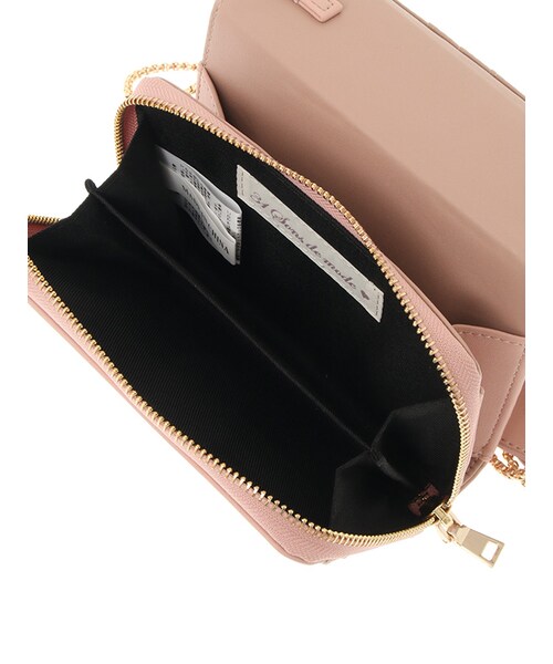 31 Sons de mode（トランテアン　ソン　ドゥ　モード）の「リボンミニショルダーバッグ《予約アイテム》（バッグ・レディース・ピンク/ホワイト/ブラウン/ブラック・フリー）」の11枚目の写真