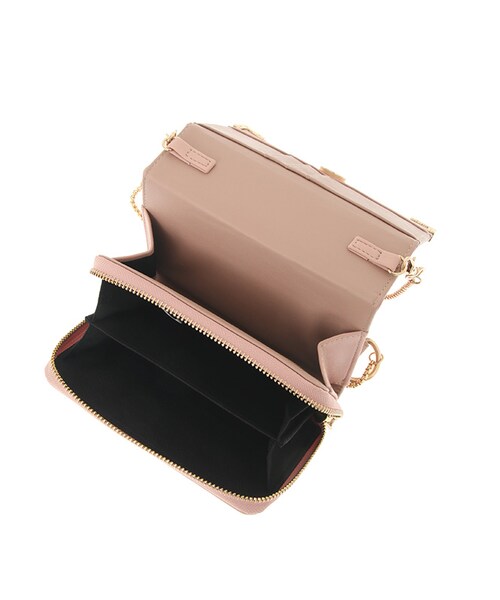 31 Sons de mode（トランテアン　ソン　ドゥ　モード）の「リボンミニショルダーバッグ《予約アイテム》（バッグ・レディース・ピンク/ホワイト/ブラウン/ブラック・フリー）」の9枚目の写真