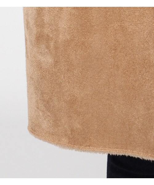 laboratory work（ラボラトリーワーク）の「【laboratory work】フェイクムートンコート（ジャケット/アウター・レディース・グレーベージュ/キャメル/カーキ）」の9枚目の写真