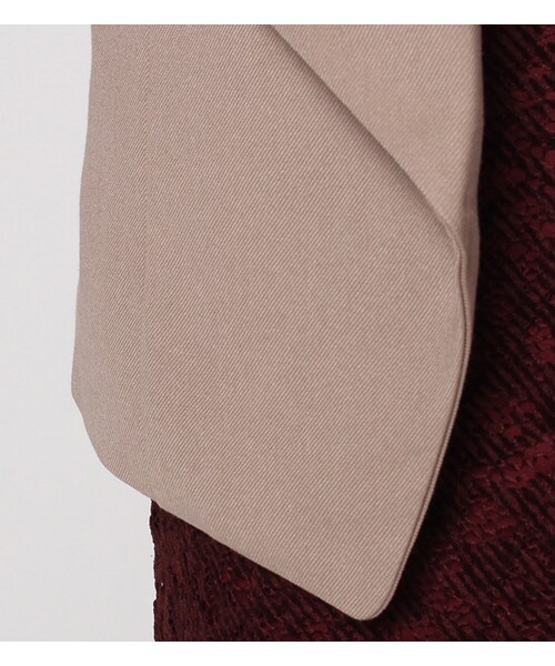 laboratory work（ラボラトリーワーク）の「ショールカラージャケット（ジャケット/アウター・レディース・ブラック/キャメル/ネイビー・S/M）」の9枚目の写真