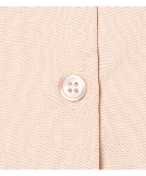 laboratory work(ラボラトリーワーク)の「オーバーサイズノーカラーブラウス(トップス・レディース・オフホワイト/ベージュ/サックス・M)」の10枚目の写真