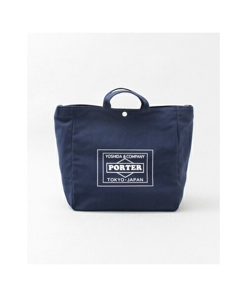 URBAN RESEARCH(アーバンリサーチ)の「【予約】TRAVEL COUTURE by LOWERCASE キャンバストートバッグL(バッグ・メンズ・NAVY/BLACK/GREY/OFF WHITE/KHAKI・-)」の1枚目の写真