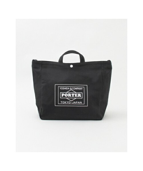URBAN RESEARCH(アーバンリサーチ)の「【予約】TRAVEL COUTURE by LOWERCASE キャンバストートバッグL(バッグ・メンズ・NAVY/BLACK/GREY/OFF WHITE/KHAKI・-)」の3枚目の写真