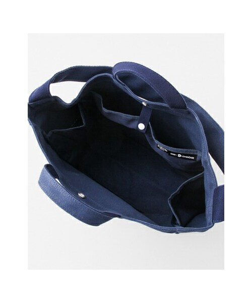 URBAN RESEARCH(アーバンリサーチ)の「【予約】TRAVEL COUTURE by LOWERCASE キャンバストートバッグL(バッグ・メンズ・NAVY/BLACK/GREY/OFF WHITE/KHAKI・-)」の14枚目の写真