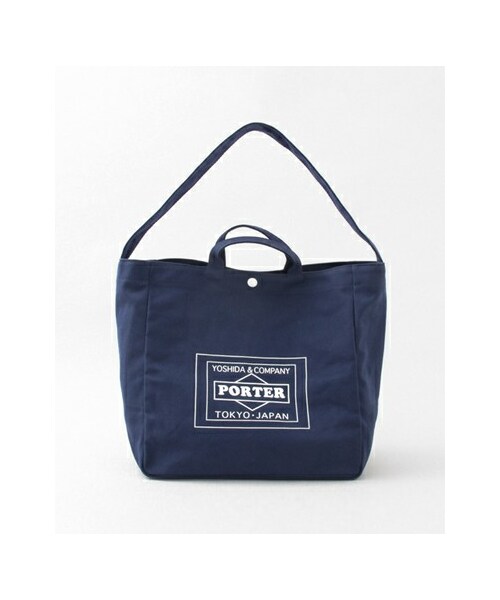 URBAN RESEARCH(アーバンリサーチ)の「【予約】TRAVEL COUTURE by LOWERCASE キャンバストートバッグL(バッグ・メンズ・NAVY/BLACK/GREY/OFF WHITE/KHAKI・-)」の6枚目の写真