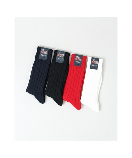 URBAN RESEARCH（アーバンリサーチ）の「& LIFE SOX VARSITY（レッグウェア・メンズ・BLACK/NAVY/WHITE/RED・FREE）」の11枚目の写真