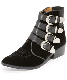 TOGA PULLA | Toga Pulla Velvet Buckled Booties(ブーツ)
