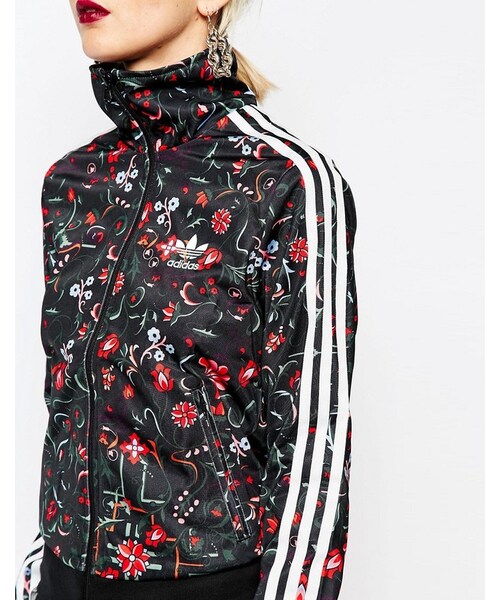 adidas（アディダス）の「Adidas adidas Firebird Zip Through Track Top With Print（トップス・レディース・Multicolor・US 16/US 8/US 4/US 12/US 6/US 14/US 10/US 2）」の4枚目の写真
