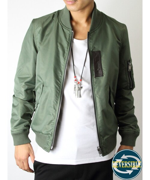 JACKROSE(ジャックローズ)の「リバーシブルMA-1 2016AW(ジャケット/アウター・メンズ・ブラック/カーキ・M/L/XL)」の13枚目の写真