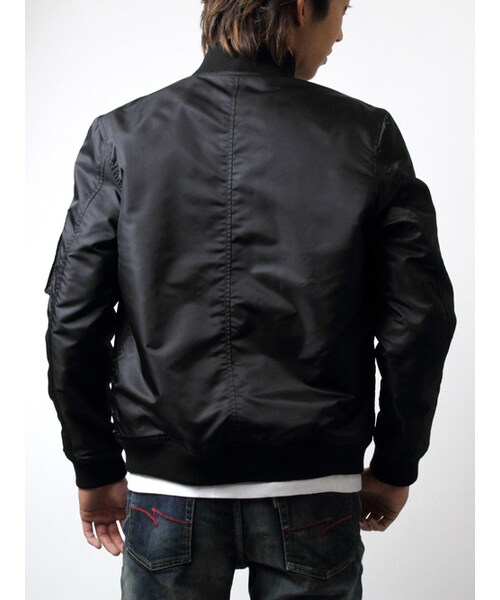 JACKROSE(ジャックローズ)の「リバーシブルMA-1 2016AW(ジャケット/アウター・メンズ・ブラック/カーキ・M/L/XL)」の2枚目の写真