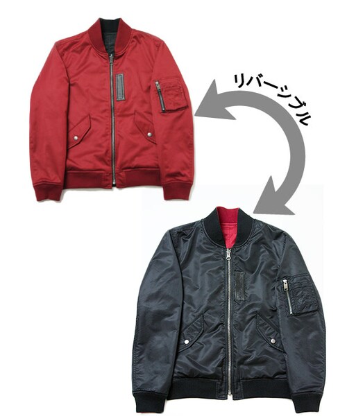 JACKROSE(ジャックローズ)の「リバーシブルMA-1 2016AW(ジャケット/アウター・メンズ・ブラック/カーキ・M/L/XL)」の5枚目の写真