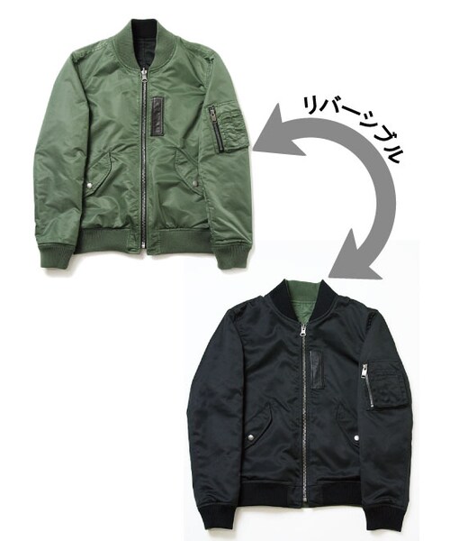 JACKROSE(ジャックローズ)の「リバーシブルMA-1 2016AW(ジャケット/アウター・メンズ・ブラック/カーキ・M/L/XL)」の17枚目の写真