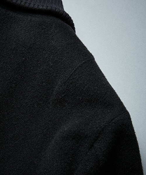 DIET BUTCHER（ダイエットブッチャー）の「DIET BUTCHER SLIM SKIN ウールモッサミリタリーコート（その他アウター・メンズ・ブラック・1/2）」の10枚目の写真