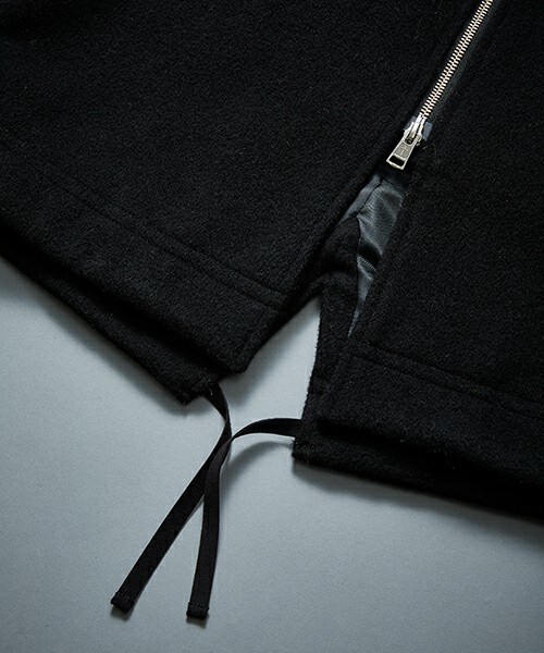 DIET BUTCHER（ダイエットブッチャー）の「DIET BUTCHER SLIM SKIN ウールモッサミリタリーコート（その他アウター・メンズ・ブラック・1/2）」の7枚目の写真