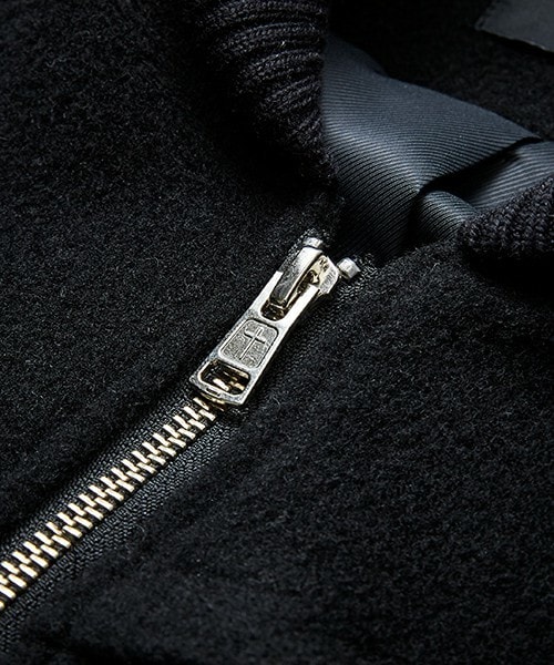 DIET BUTCHER（ダイエットブッチャー）の「DIET BUTCHER SLIM SKIN ウールモッサミリタリーコート（その他アウター・メンズ・ブラック・1/2）」の8枚目の写真