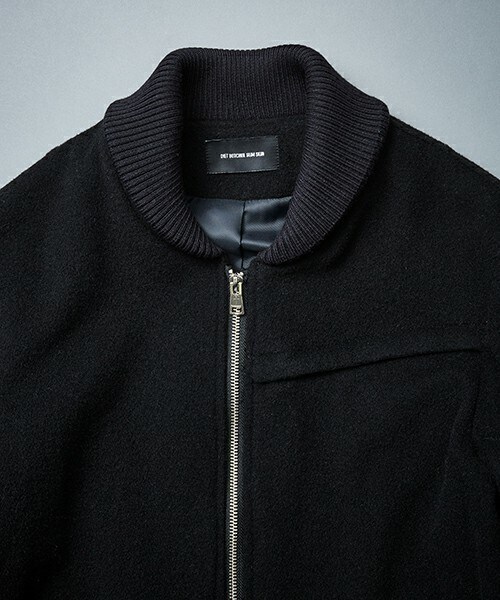 DIET BUTCHER（ダイエットブッチャー）の「DIET BUTCHER SLIM SKIN ウールモッサミリタリーコート（その他アウター・メンズ・ブラック・1/2）」の3枚目の写真