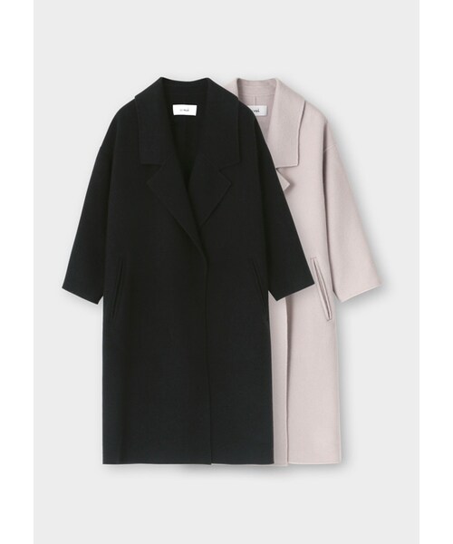 MAISON DE REEFUR（メゾンドリーファー）の「★ラム ウール カフタン コート（ジャケット/アウター・レディース・Gray/Black・36）」の12枚目の写真