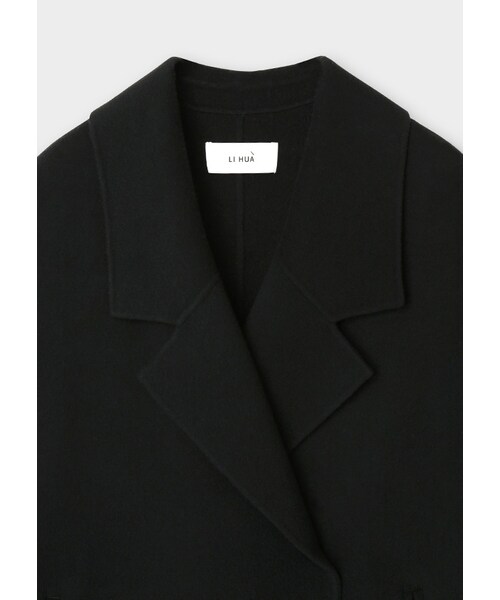 MAISON DE REEFUR（メゾンドリーファー）の「★ラム ウール カフタン コート（ジャケット/アウター・レディース・Gray/Black・36）」の5枚目の写真