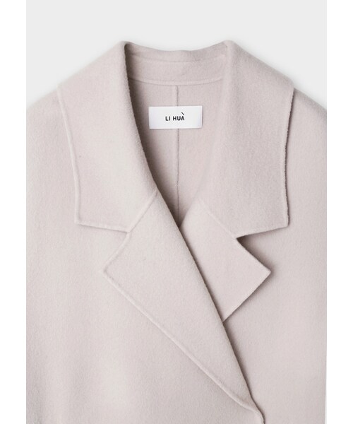 MAISON DE REEFUR（メゾンドリーファー）の「★ラム ウール カフタン コート（ジャケット/アウター・レディース・Gray/Black・36）」の16枚目の写真